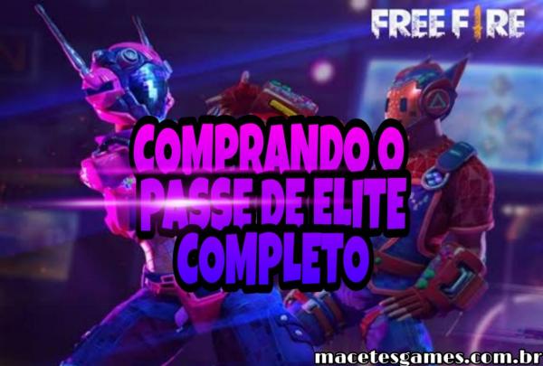 Comprando Novo Passe de Elite Desordem 8-bits no Free Fire